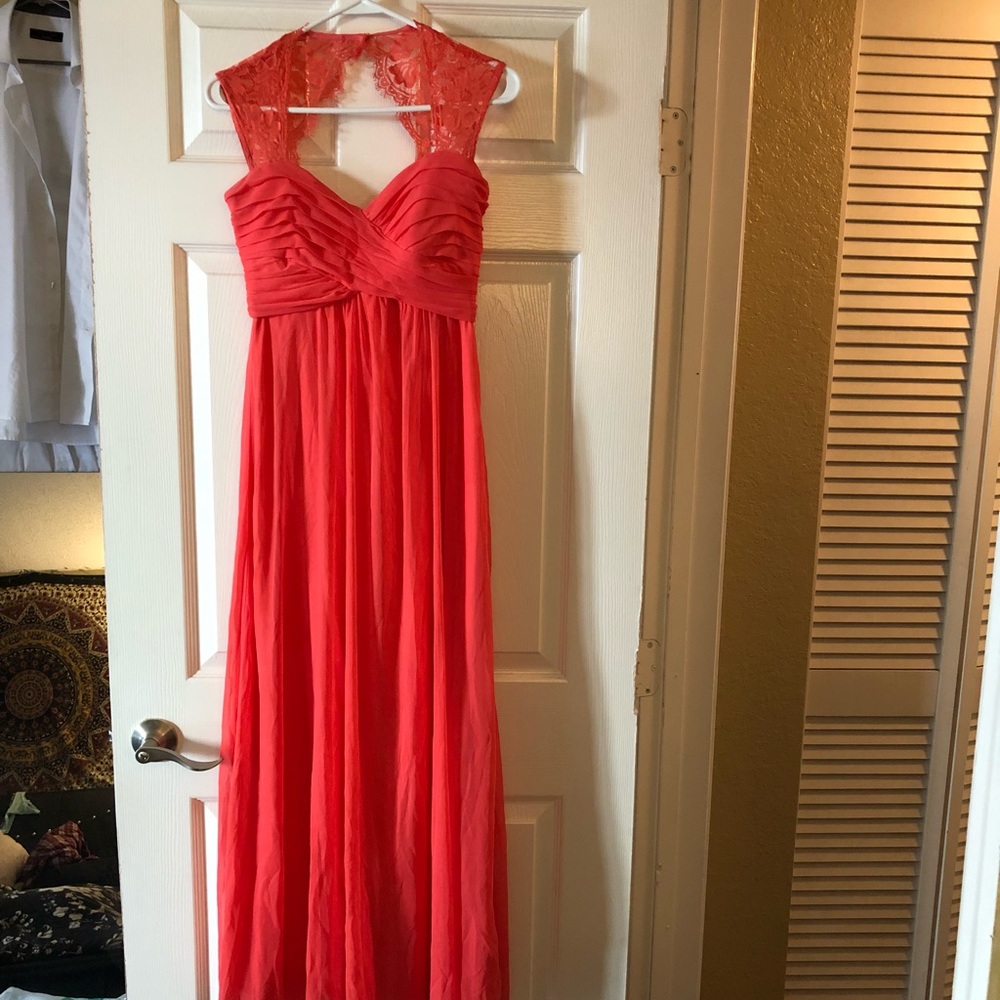 Special Occasion & Wedding Coral Dress